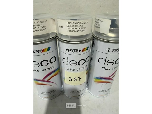 3x motip vernis briljant hoogglans vernis 400ml houdbaar 2031 - afbeelding 3 van  3