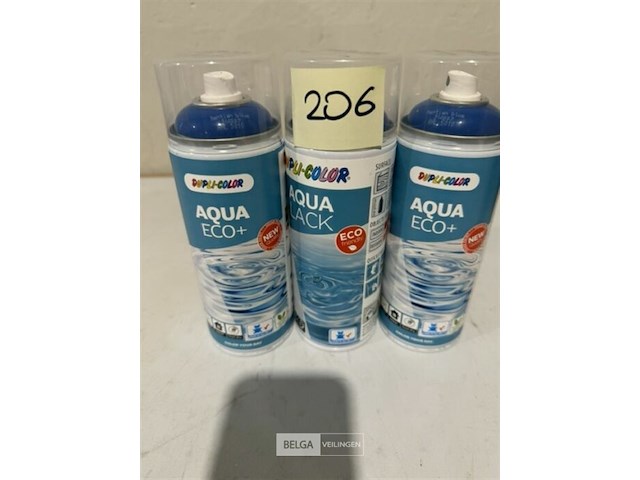 3x motip waterlak blauw ral5010 350ml (houdbaar tot 2034) - afbeelding 2 van  3