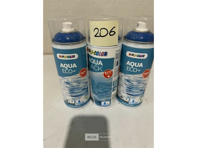 3x motip waterlak blauw ral5010 350ml (houdbaar tot 2034) - afbeelding 1 van  3
