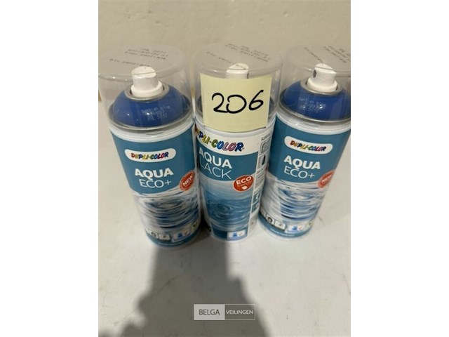 3x motip waterlak blauw ral5010 350ml (houdbaar tot 2034) - afbeelding 3 van  3