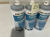 3x motip waterlak zilvergrijs ral7001 350ml (vervallen in 2025) - afbeelding 3 van  3