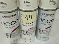 3x motip wit ral9010 400ml (houdbaar tot 2034) - afbeelding 1 van  3
