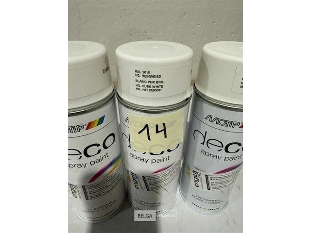 3x motip wit ral9010 400ml (houdbaar tot 2034) - afbeelding 3 van  3