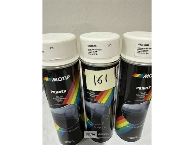 3x motip witte grondverf/primer 500ml (houdbaar tot 2034) - afbeelding 3 van  3