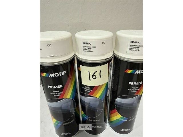 3x motip witte grondverf/primer 500ml (houdbaar tot 2034) - afbeelding 3 van  3