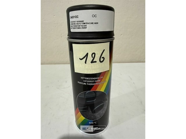 3x motip zwart hittebestendig (800°c) 400ml (houdbaar tot 2034) - afbeelding 1 van  3