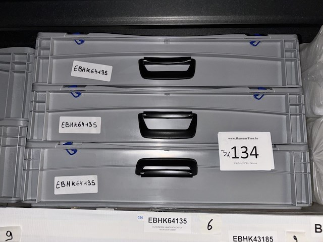 3x opbergkoffers - afbeelding 1 van  1