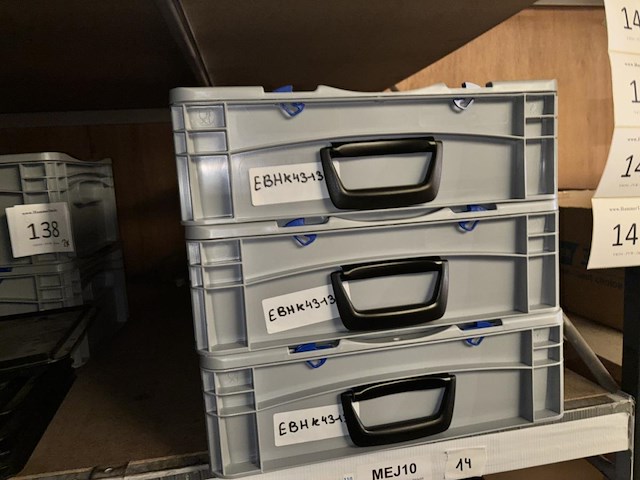 3x opbergkoffers - afbeelding 1 van  2