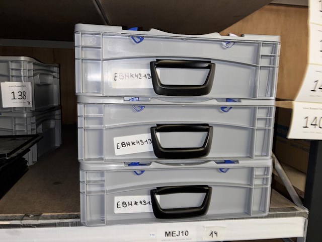 3x opbergkoffers - afbeelding 1 van  2