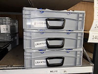 3x opbergkoffers - afbeelding 1 van  2