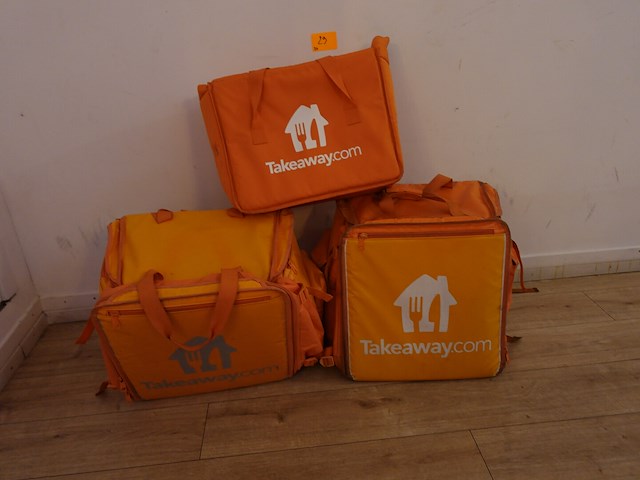 3x opbergzak take away - afbeelding 1 van  1