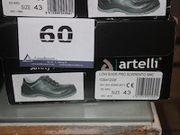 3x paar veiligheidsschoenen, artelli, high shoe pro sorrento src en low shoe pro sorrento src, maat 43, gebruikt - afbeelding 4 van  4
