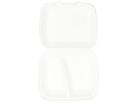 3x pack v 50 afhaalbox 2 vakken 25x20x7 ecoware - afbeelding 2 van  2