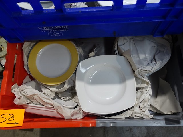 3x pallet diverse borden + tassen - afbeelding 7 van  17