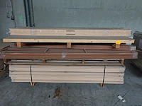 3x pallet diverse houten deurlijsten
