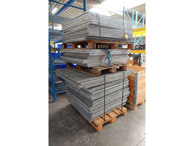 3x pallet galva vloerroosters - afbeelding 2 van  4