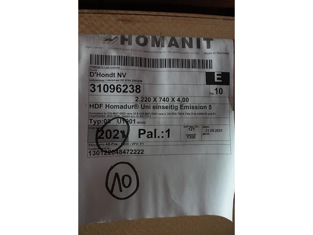 3x pallet hdf homadure - afbeelding 3 van  3