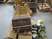 3x pallet houten vogelhuisjes - afbeelding 1 van  10