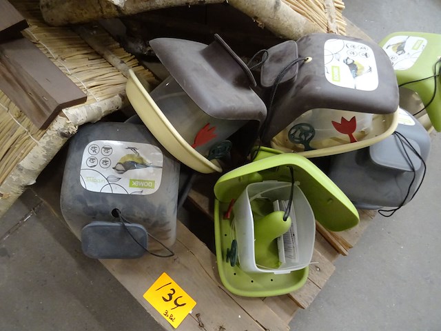 3x pallet houten vogelhuisjes - afbeelding 4 van  10