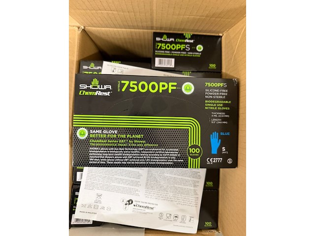 3x pallet nitril handschoenen - afbeelding 3 van  5