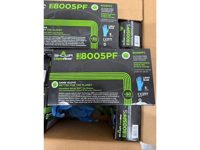 3x pallet nitril handschoenen - afbeelding 4 van  5