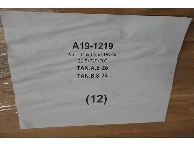 3x pallet panel oak - afbeelding 2 van  3