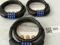 3x perel fietsslot 12mm 65cm - afbeelding 1 van  3
