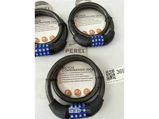 3x perel fietsslot 12mm 65cm - afbeelding 3 van  3