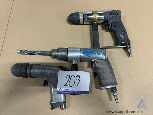 3x persluchtboormachines. - afbeelding 1 van  1