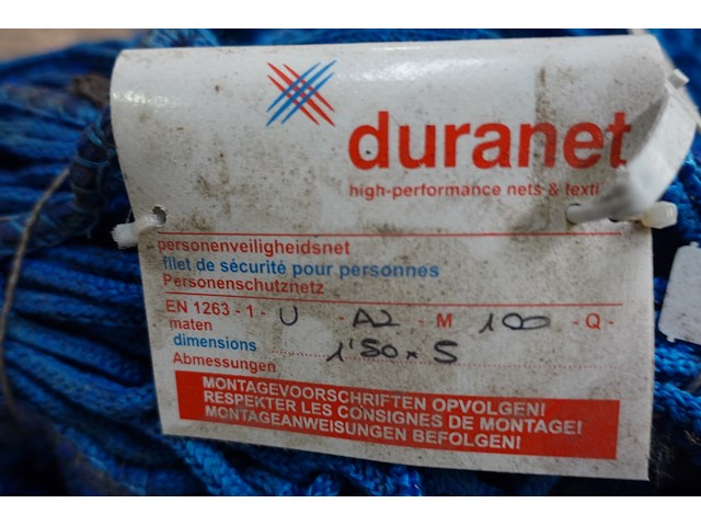 3x personenveiligheidsnet + plastic zakken - afbeelding 4 van  4