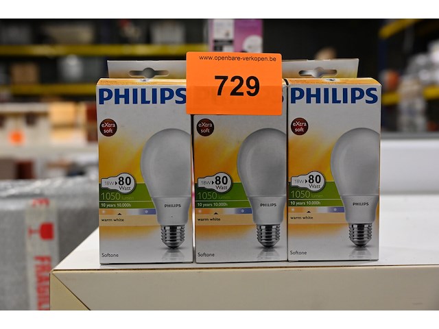 3x philips softone lampen - afbeelding 1 van  1