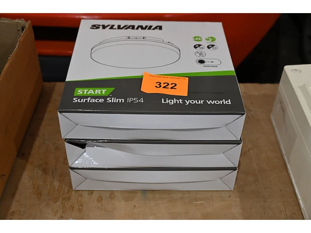 3x plafondlamp sylvania - afbeelding 1 van  1