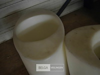 3x plastieken bloembakken - afbeelding 3 van  3