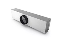 3x plenum ongeïsoleerd voor lijnrooster lt351 - ø125 - l=800 (lp301) - afbeelding 1 van  2