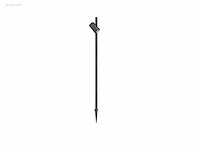 (3x) prikspot tuinlamp gu10 fitting 60cm zwart...