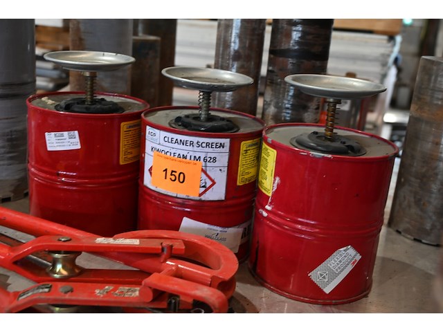 3x productdispenser met pompsysteem - afbeelding 1 van  1