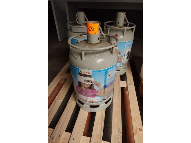 3x propaan gasflessen antargaz - afbeelding 2 van  4