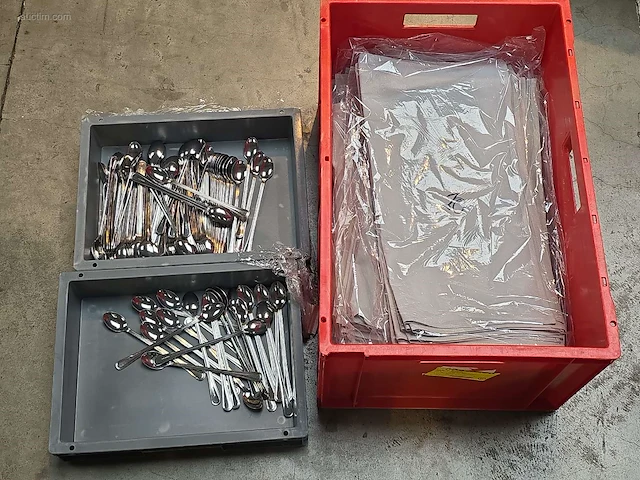 (3x) pvc opbergbakken - afbeelding 1 van  4