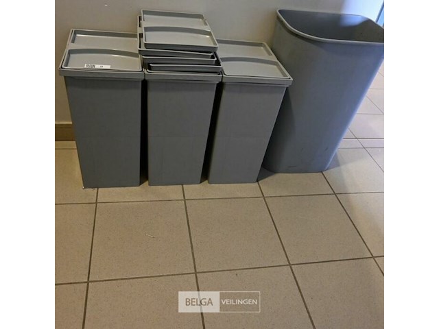 3x pvc vuilbakken - afbeelding 1 van  1