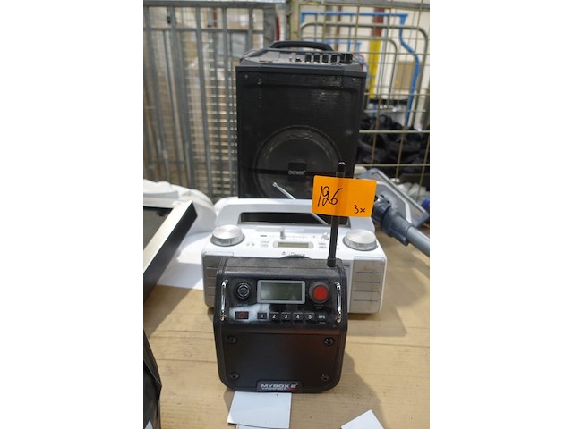 3x radio/muziekbox - afbeelding 1 van  4