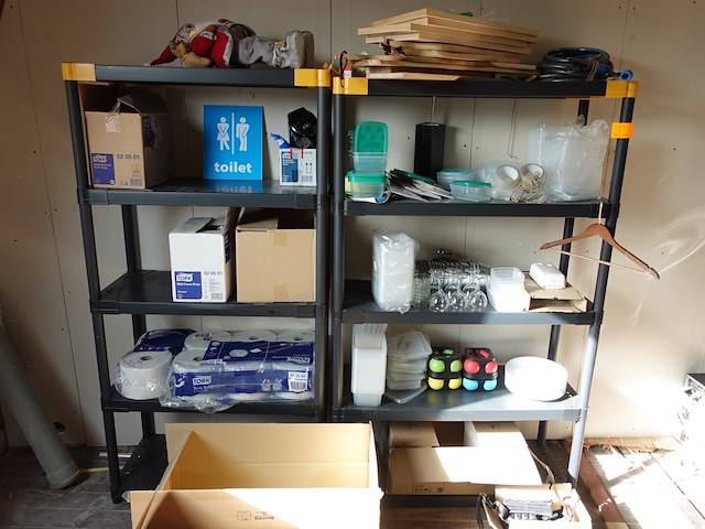 3x rek + inhoud - afbeelding 1 van  8