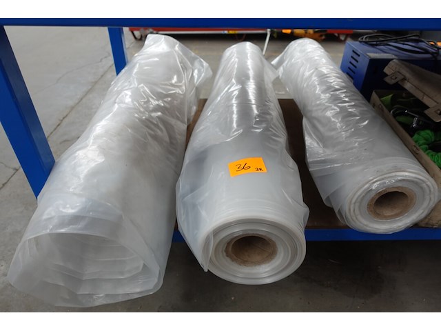 3x rol doorzichtige folie - afbeelding 2 van  3