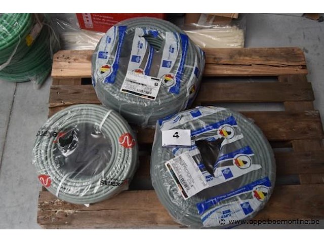 3x rol installatiekabel, wo. eupen, 5530/xgb7g1,5-cca, 100m, 1.5mm² - afbeelding 1 van  3