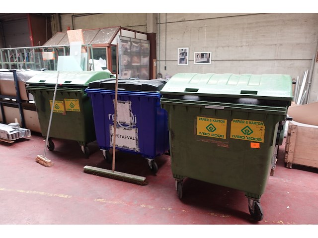 3x rolcontainer - afbeelding 1 van  6