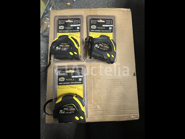 3x rolmaat 5 meter rubber - afbeelding 2 van  2