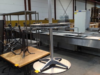 3x ronde inox tafel - afbeelding 1 van  4