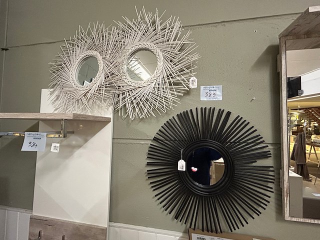 3x rotanspiegel - afbeelding 1 van  2