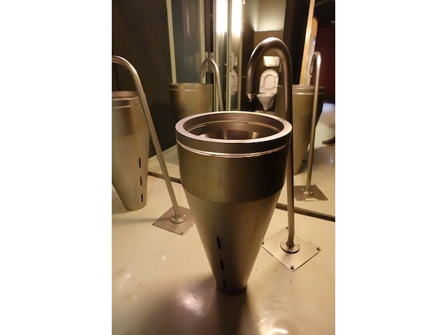 3x rvs opbouw wasbak - afbeelding 1 van  3