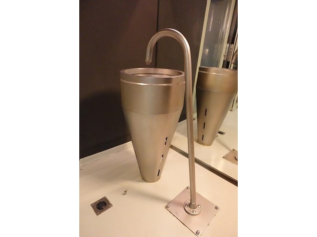 3x rvs opbouw wasbak - afbeelding 2 van  3