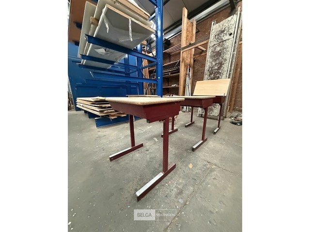 3x schoolbanken - afbeelding 2 van  5
